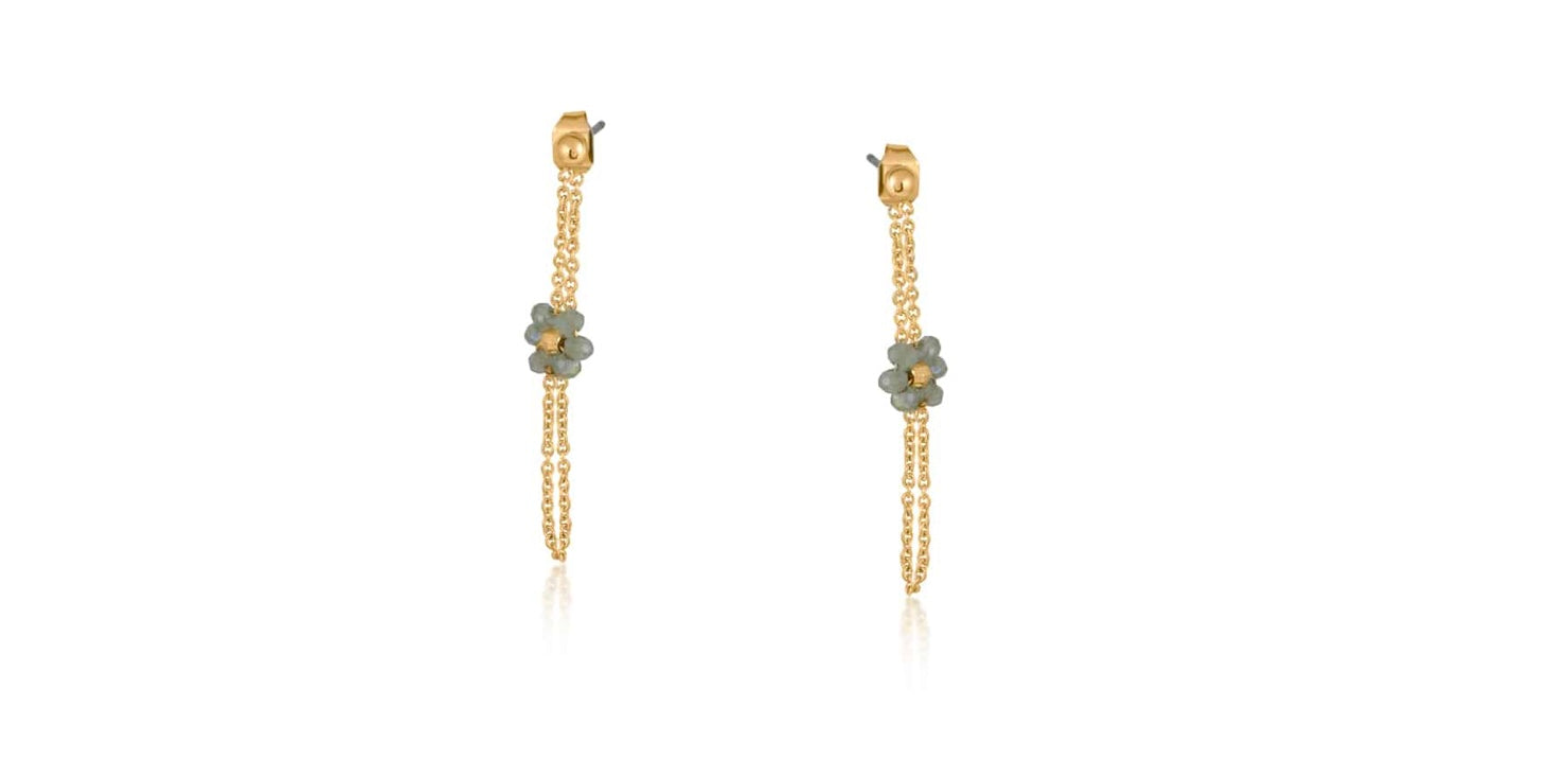 Daphne Daisy Chain Pull Thru Earrings