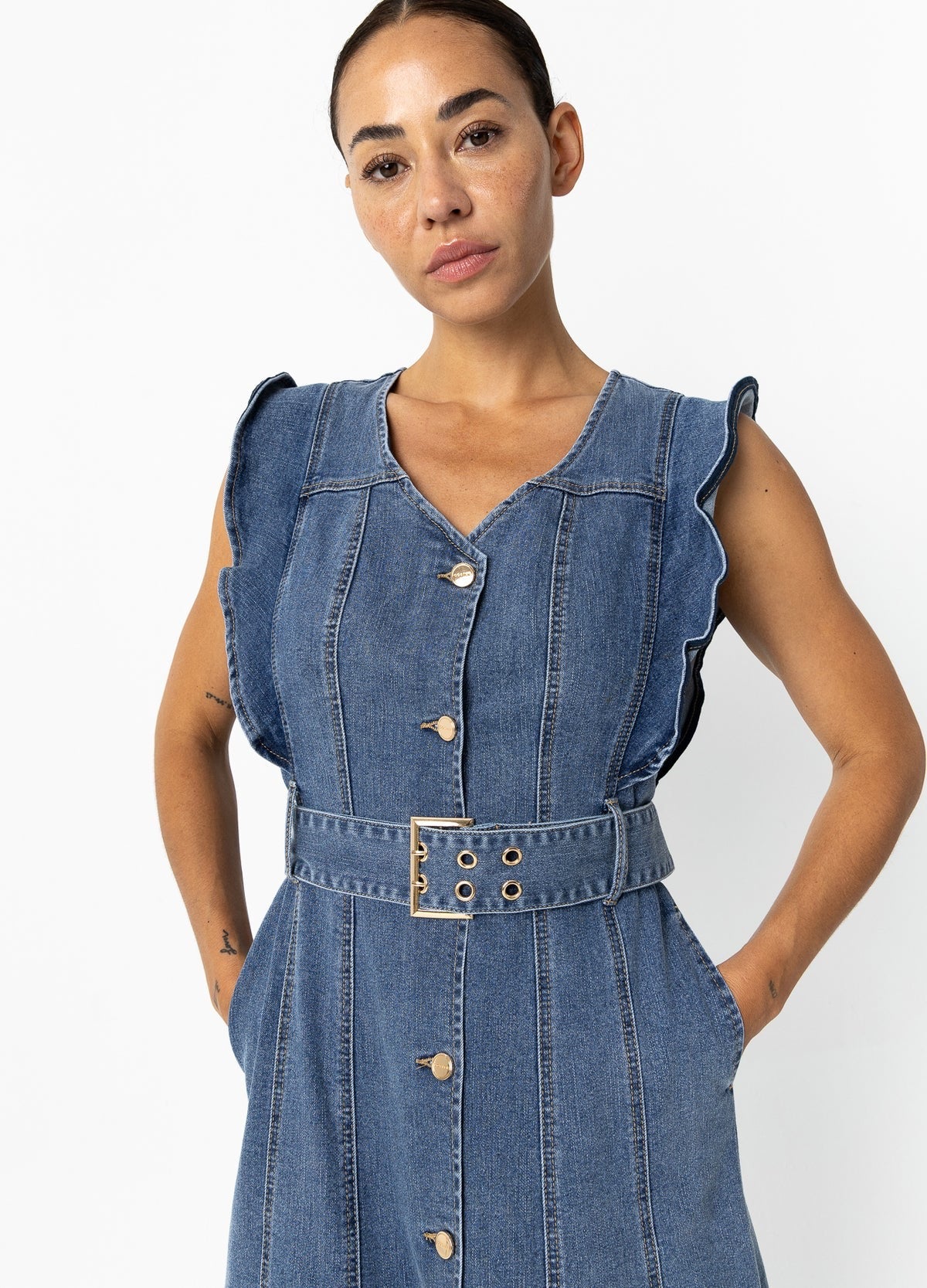DENIM DRESS