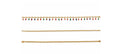 Big Metal London -Sierra Three Layered Anklet