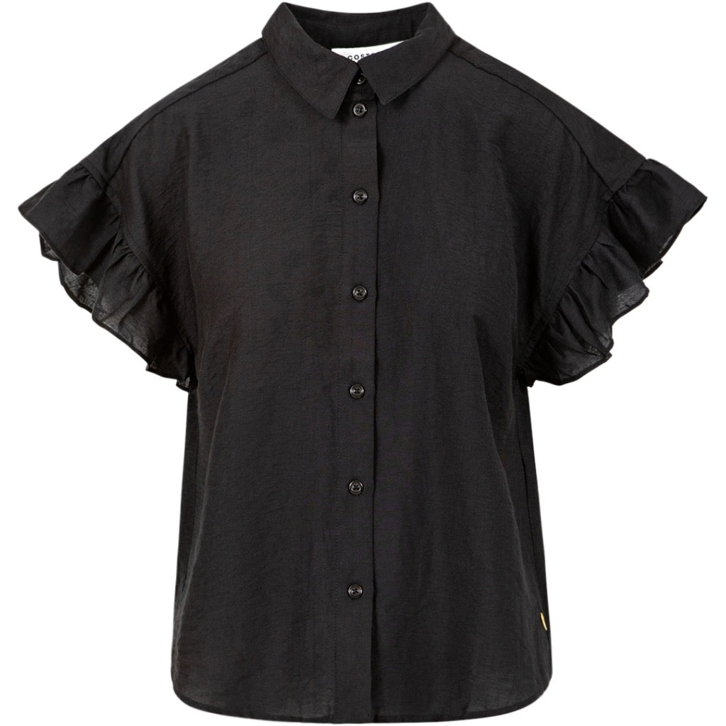 Shirt With Ruffle Sleeves