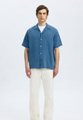 SLHRELAXRICK DENIM SS SHIRT