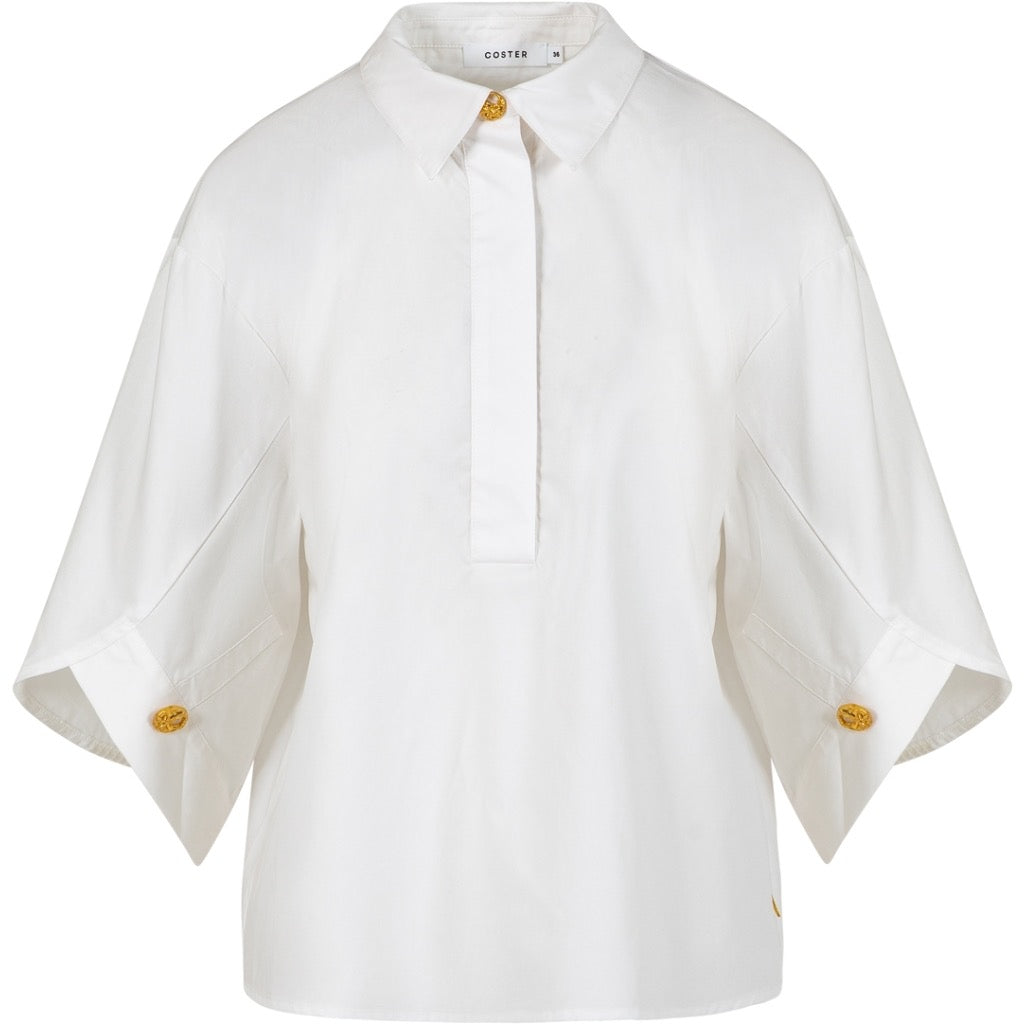 Shirt With Button Sleeves