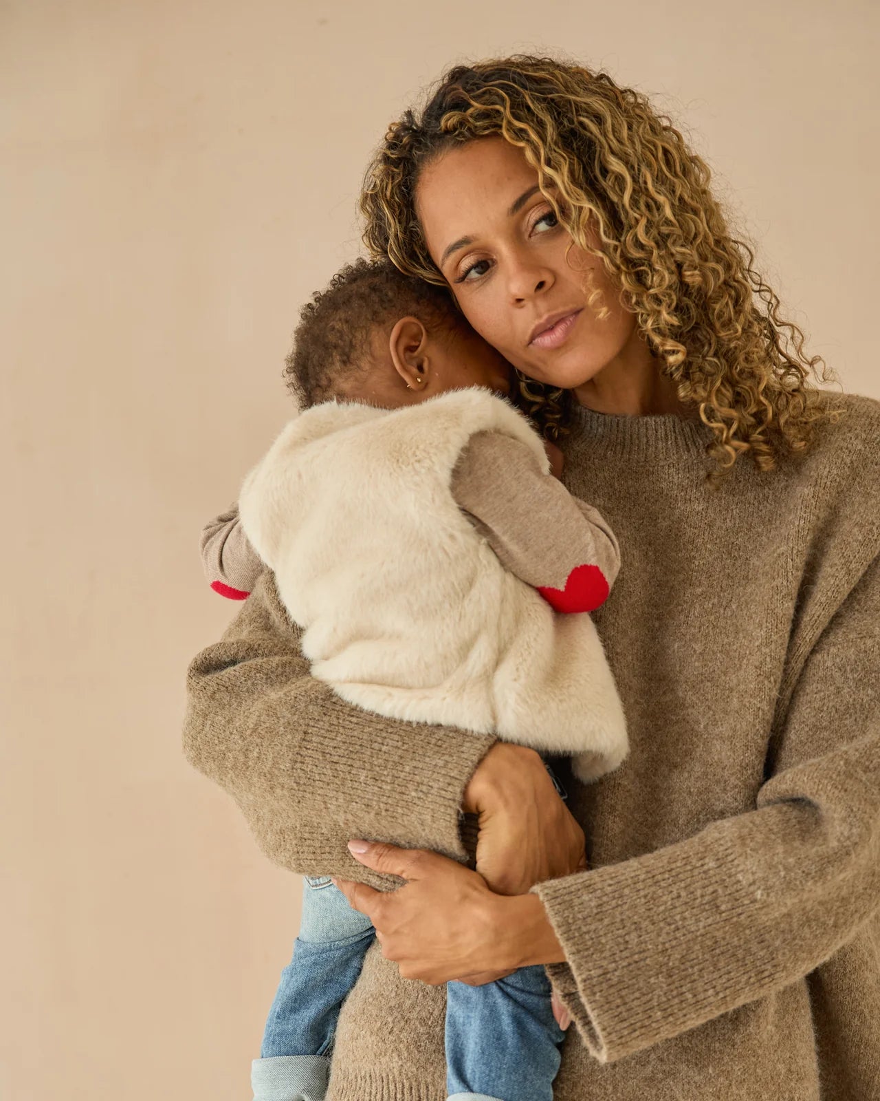 KITTEN SET -BEIGE MARL