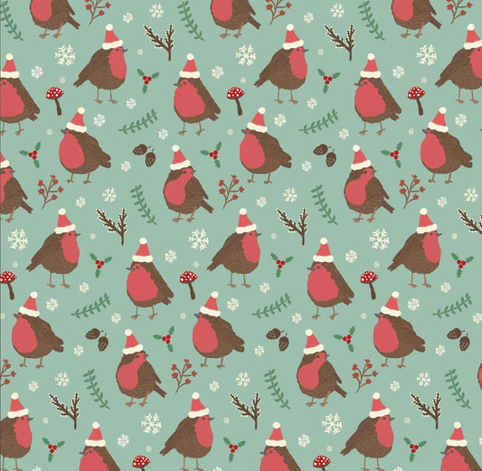 Christmas Robin Wrapping Paper