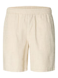SLHREGULAR-HARVEY LINEN BLEND SHORTS