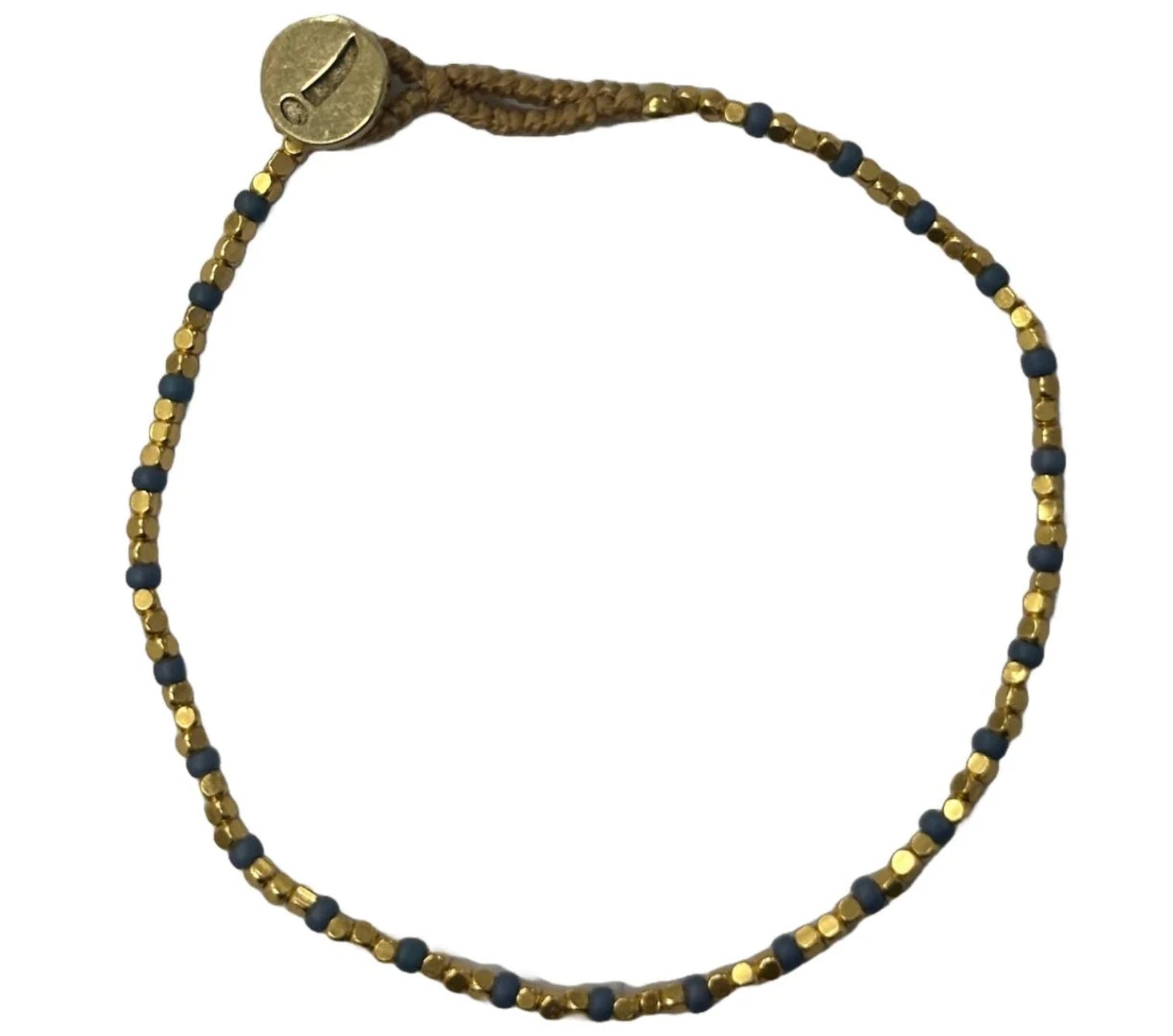 Lulu Maxie Petrol Bracelet
