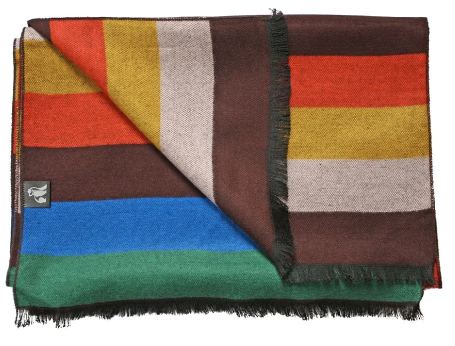 Block Stripe Bamboo Scarf