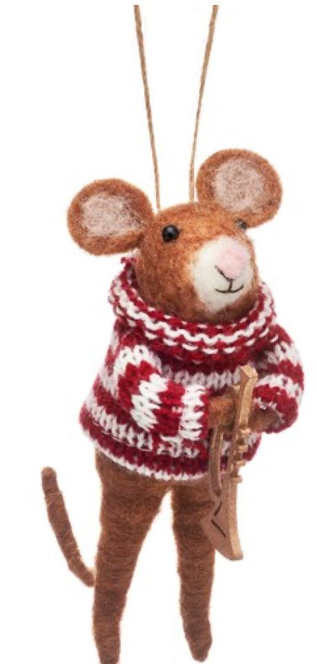 Musician Mice Hanging Decoration - Assorted