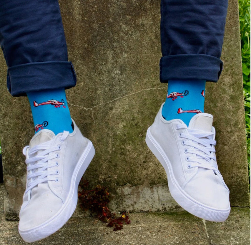 Aeroplane Bamboo Socks