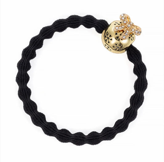 ByEloise Christmas Bauble Bangle Band-Black