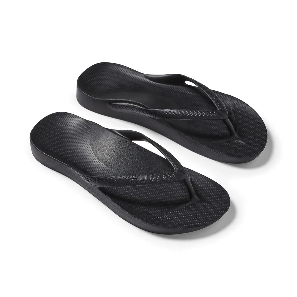 Archie's Flip Flops - Black