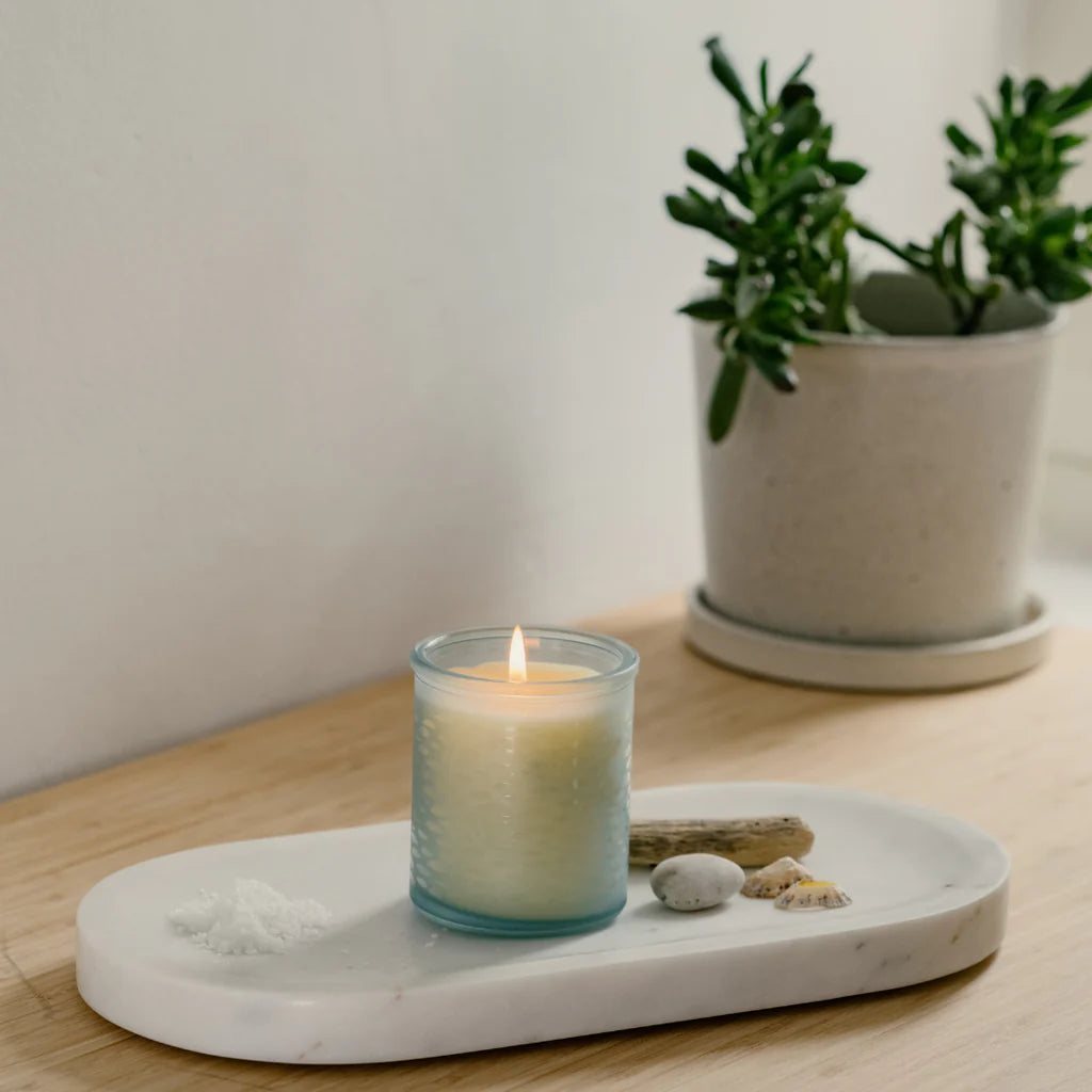 Sea Salt Beachcombing Glass Candle