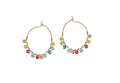 Cressida Beaded Hoop Earrings