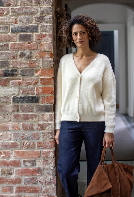 Liz Cardigan - Ivory