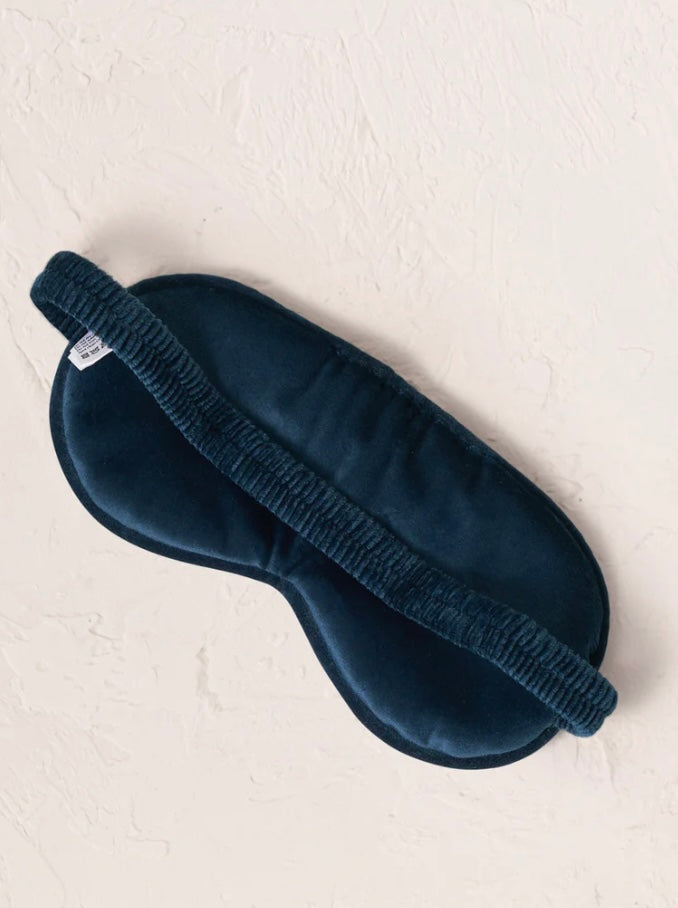 Turtle Conservation Velvet Eye Mask - Marine Navy