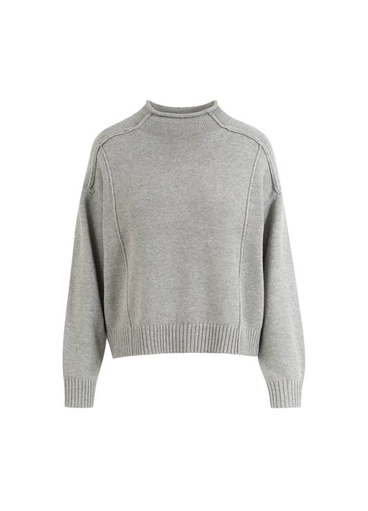 CC Heart AVERY Turtleneck - Grey Melange