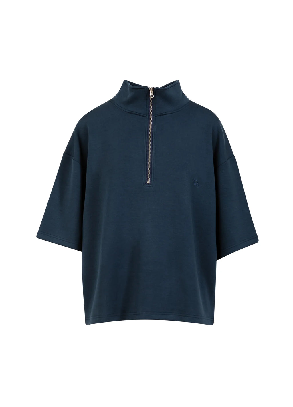 BILLIE ZIP TOP - NAVY
