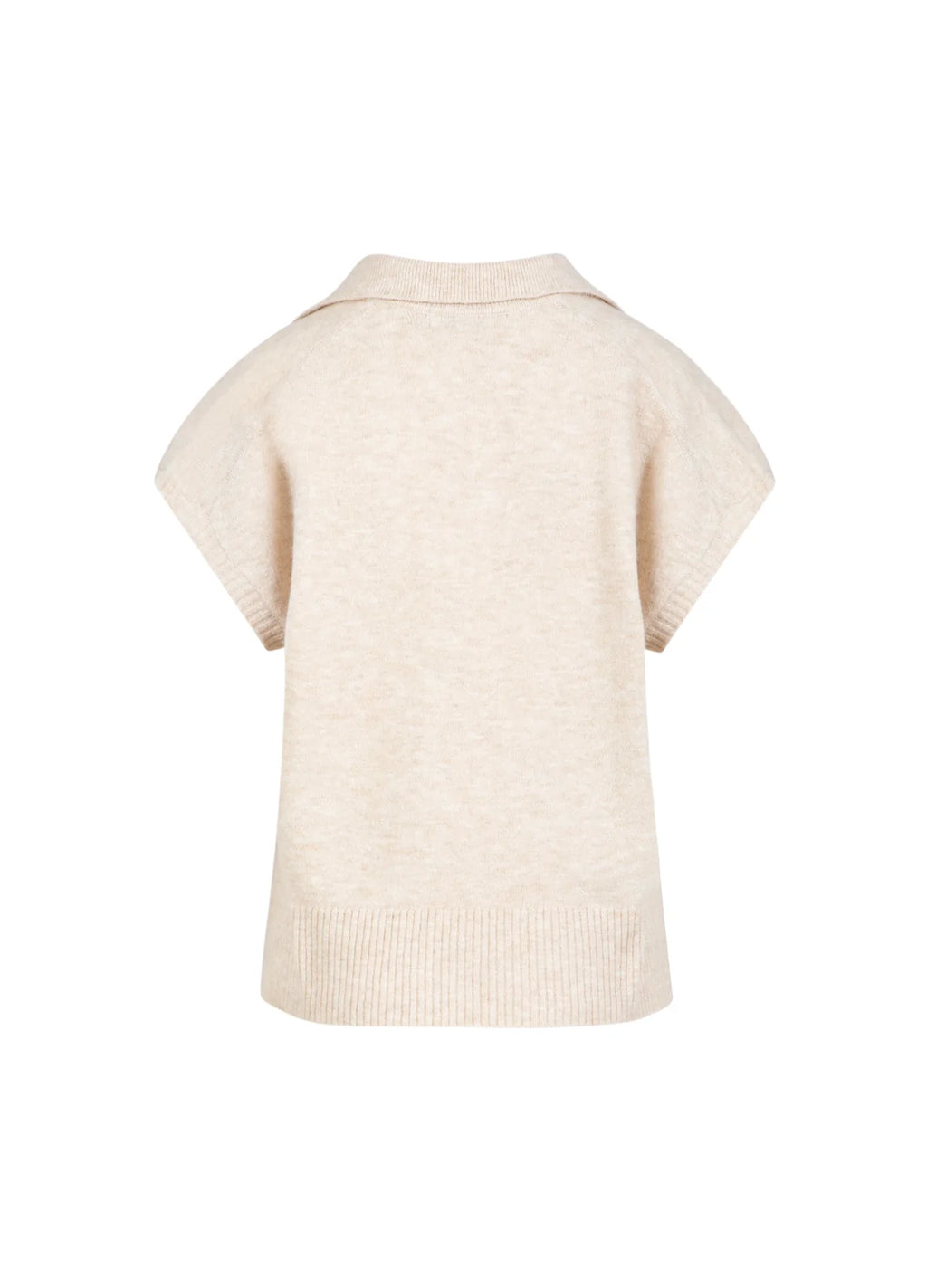 EMERIE KNIT POLO TOP
