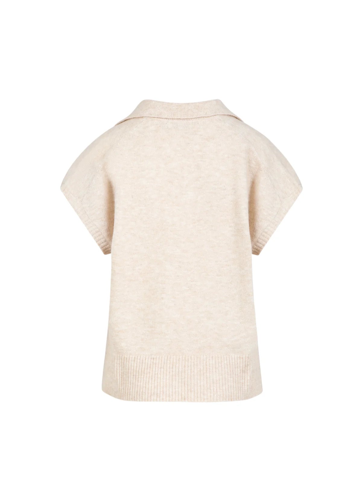 EMERIE KNIT POLO TOP