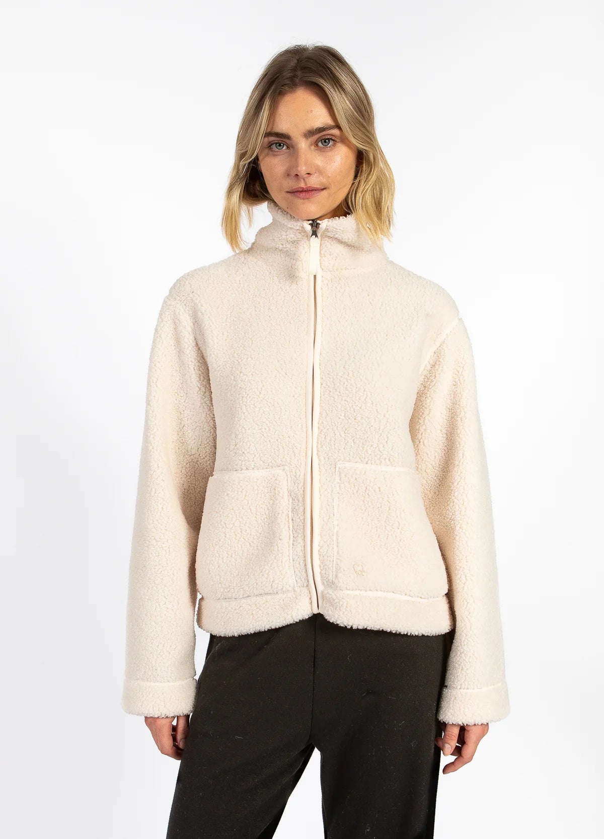 JAMIE FLEECE ZIP SWEATER