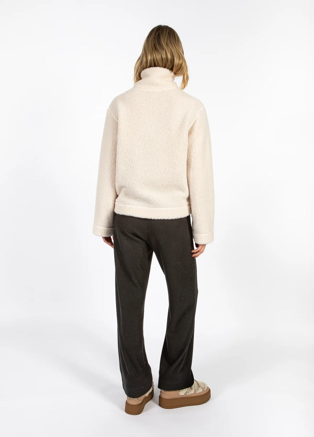 JAMIE FLEECE ZIP SWEATER