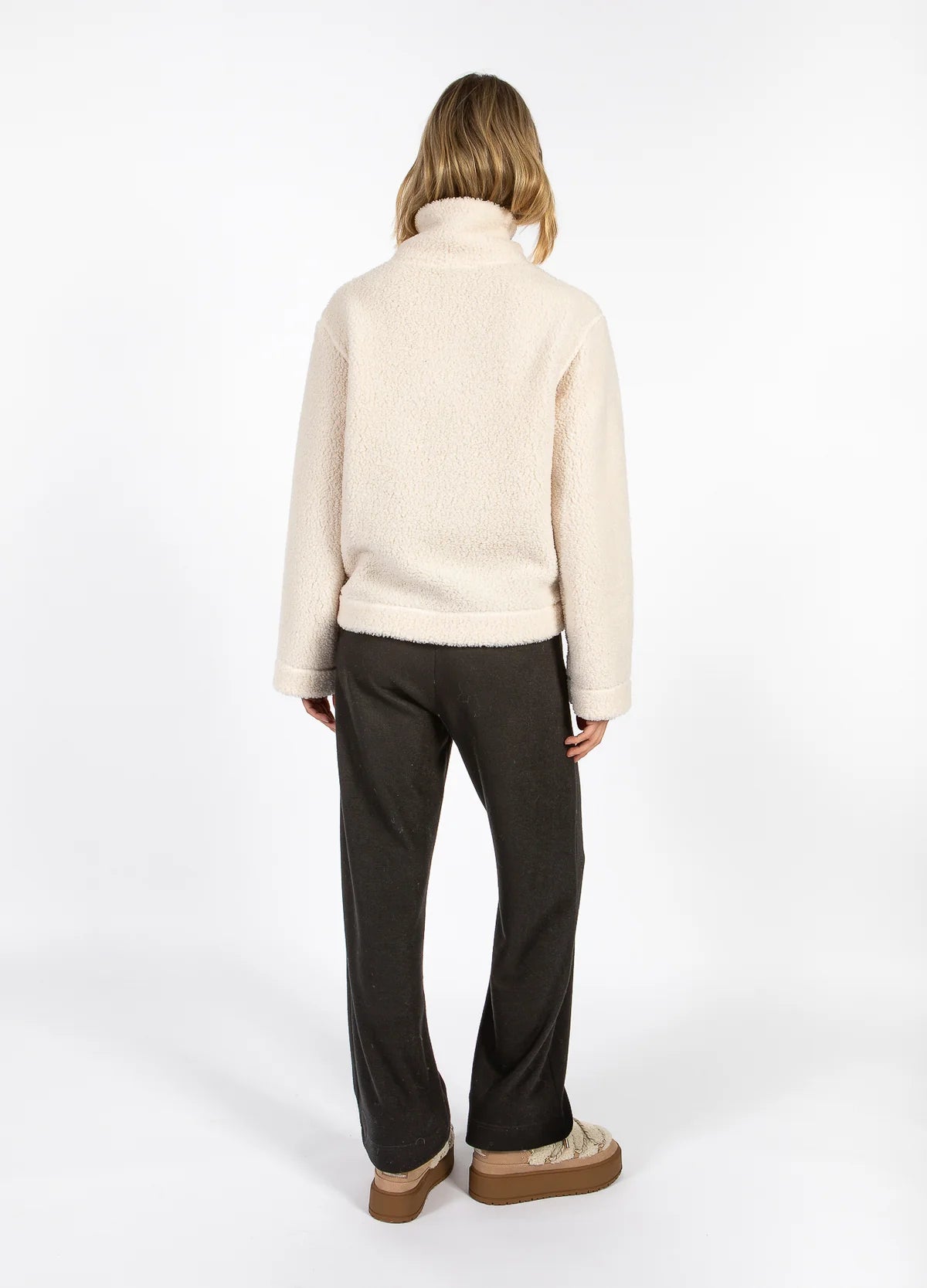 JAMIE FLEECE ZIP SWEATER