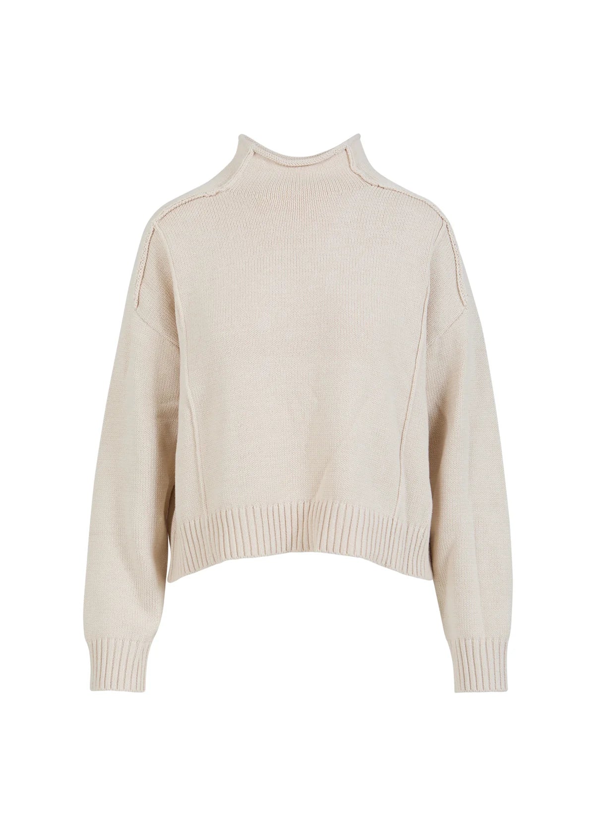 CC heart avery turtleneck- cream