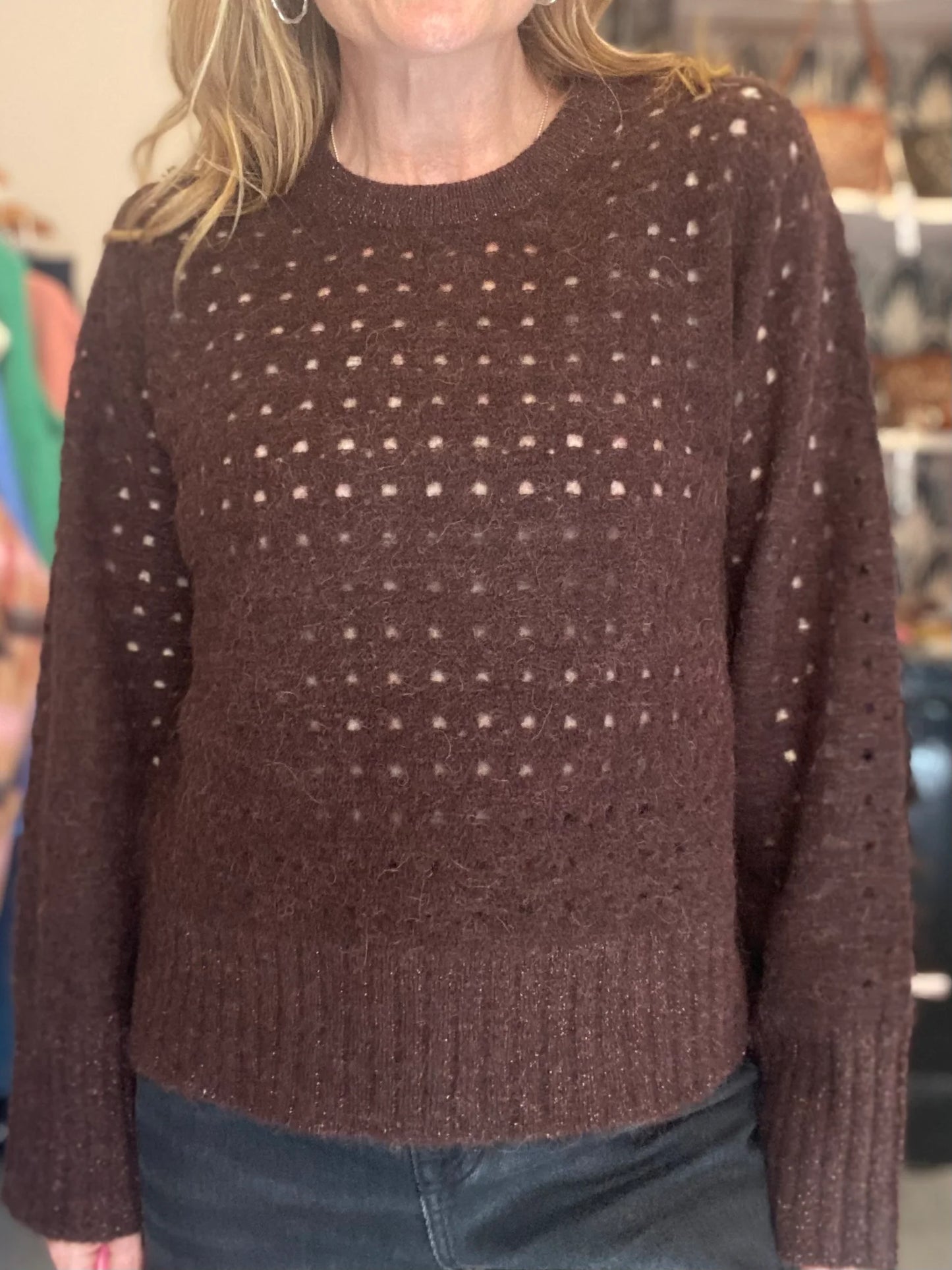 NURIETTE DOT PULLOVER