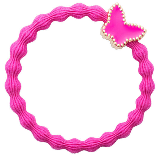 Enamel Gold Butterfly Band - Fushia
