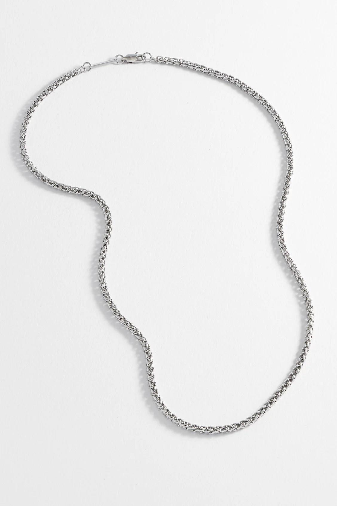 Mens Spiga Steel Finish Chain Necklace