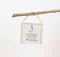 A Fisherman Lives Here Wooden Sign , 12cm