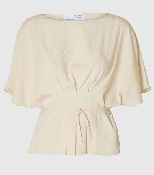 SLFMATILDA SS PLEATED TOP