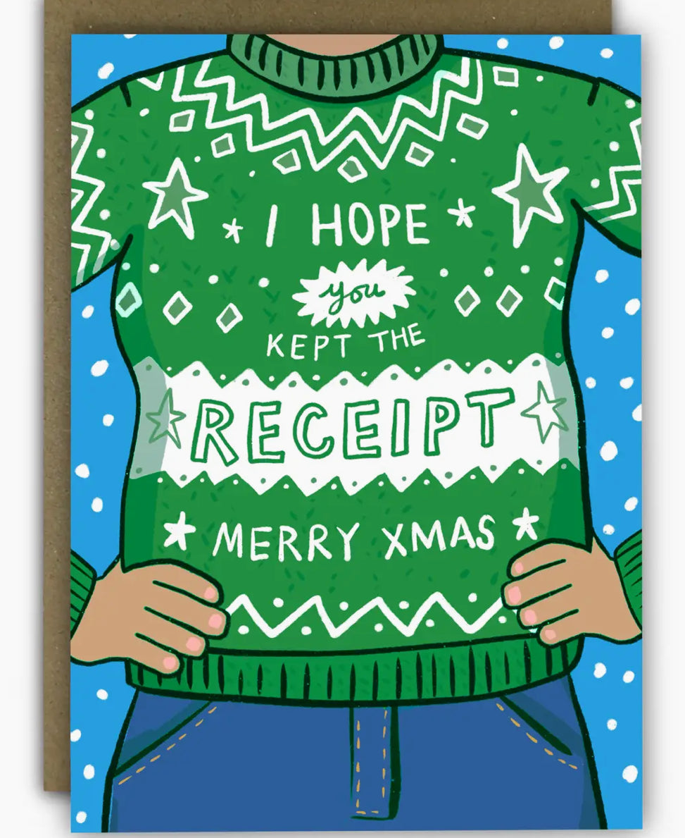 Running with Scissors Funny Christmas Cards