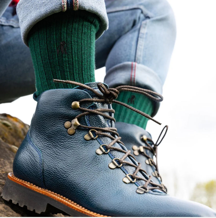 Racing Green Bamboo Boot Socks