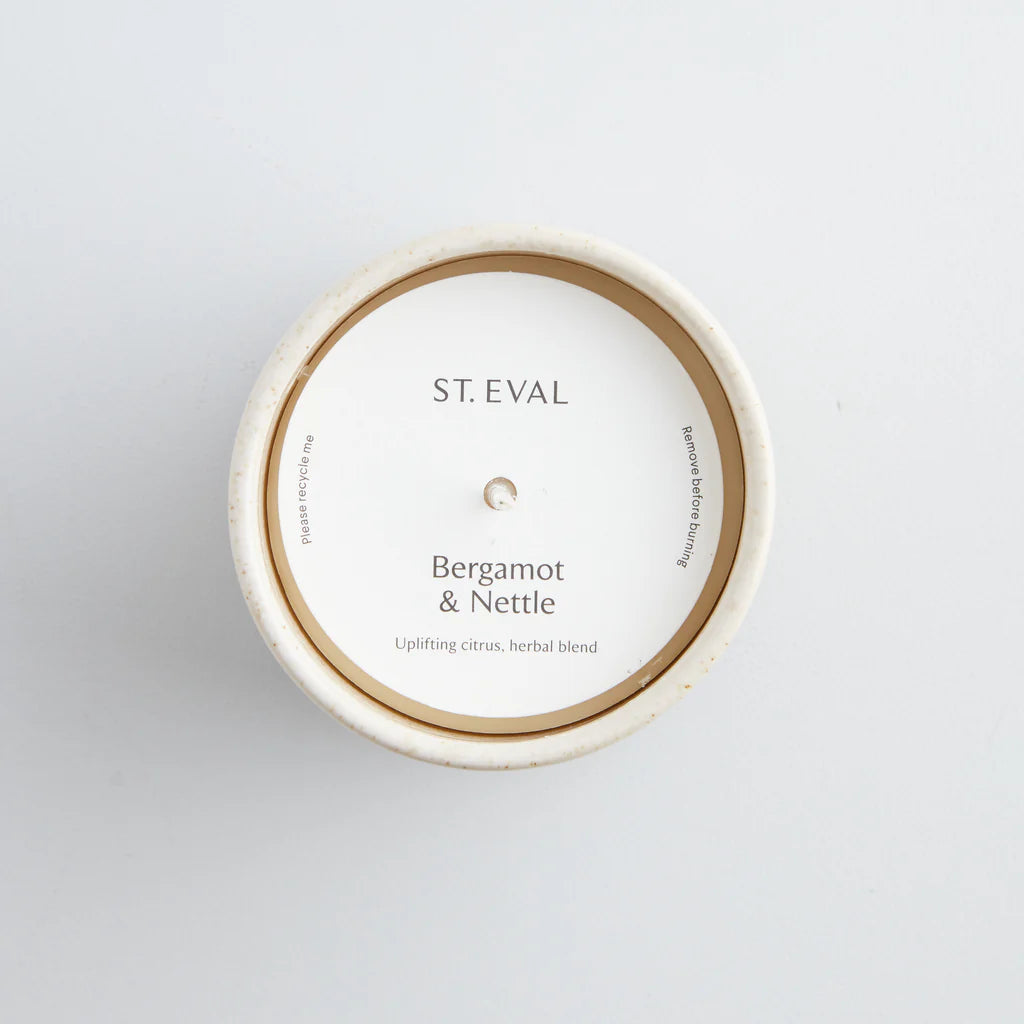 Bergamot & Nettle Sand Dune Pot Candle