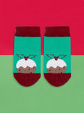 Christmas Pudding Socks