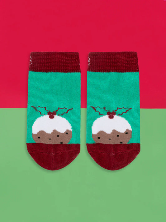 Christmas Pudding Socks