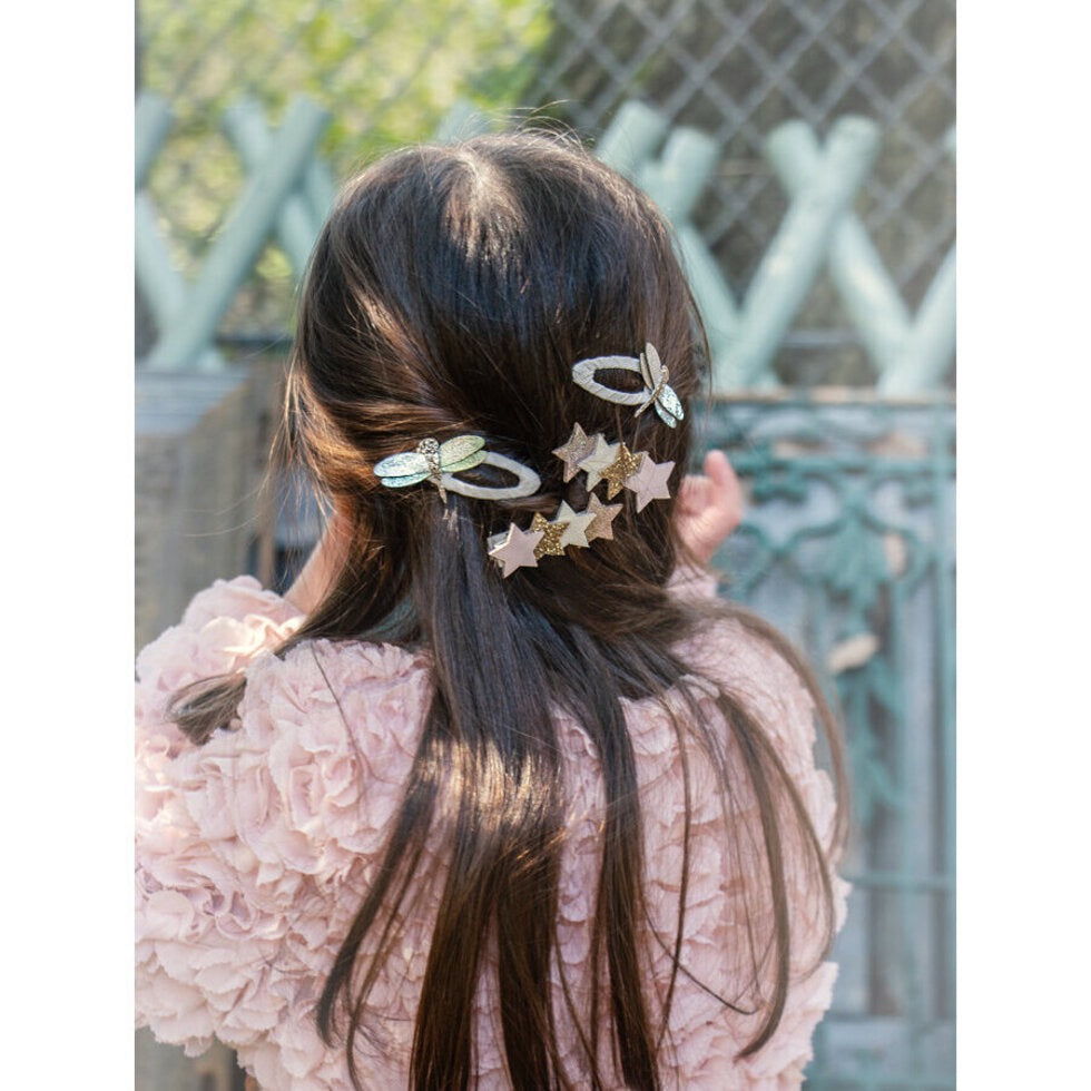 Shimmer Dragonfly Clips