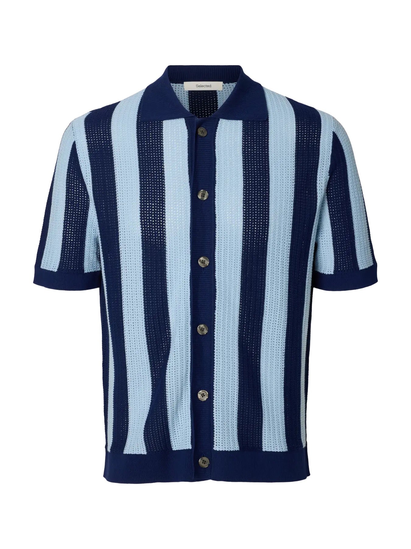 SLHSHANE SS OPEN POLO CARDIGAN