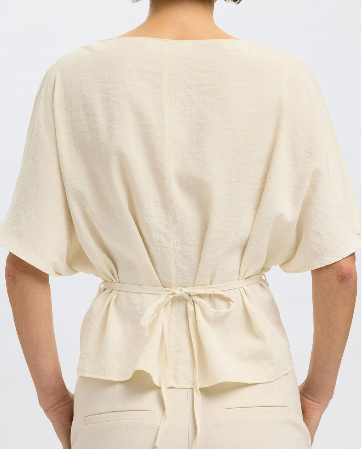 SLFMATILDA SS PLEATED TOP