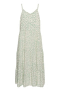 EdaSZ Maxi Strap Dress Cameo Green Leopard