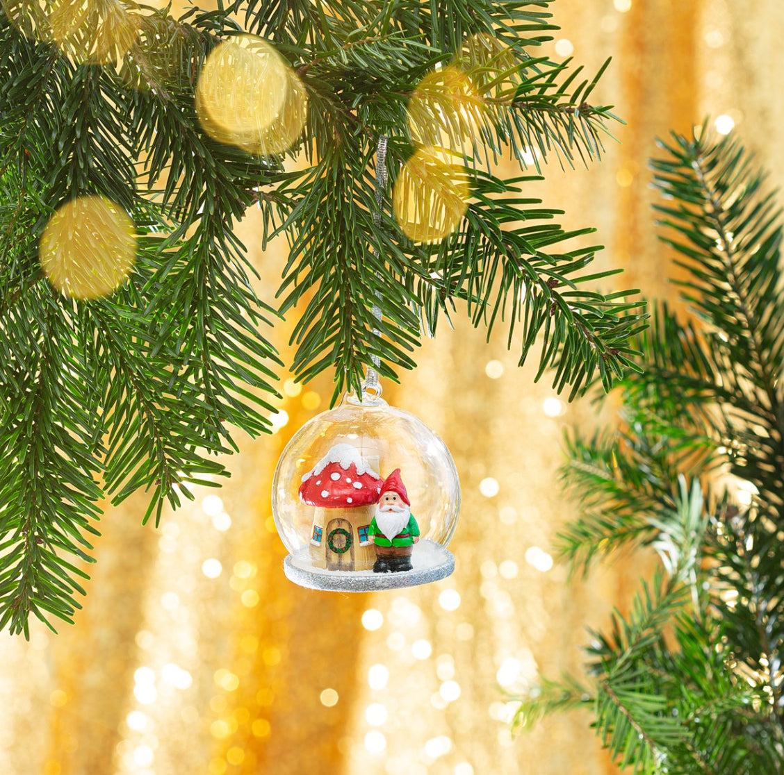 Gnome Home Dome Bauble