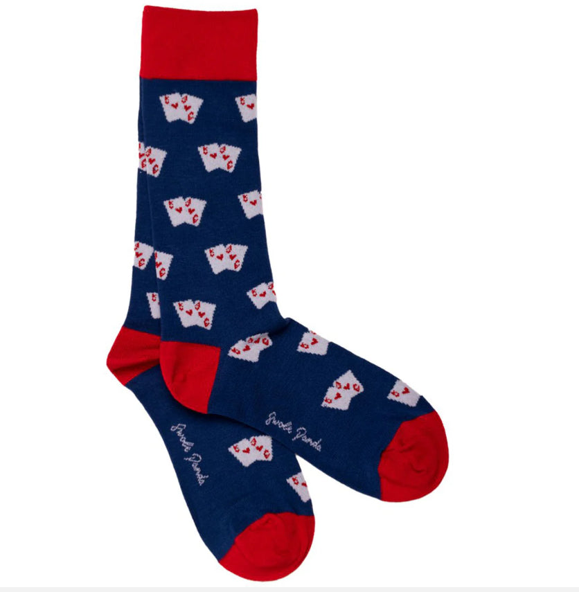 Playing Cards Bamboo Socks