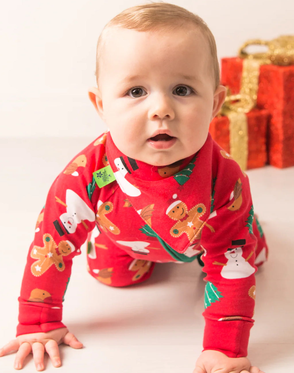 Snowman/Gingerbread Zip-Up Romper