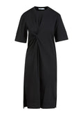 Nola Drape Jersey Dress
