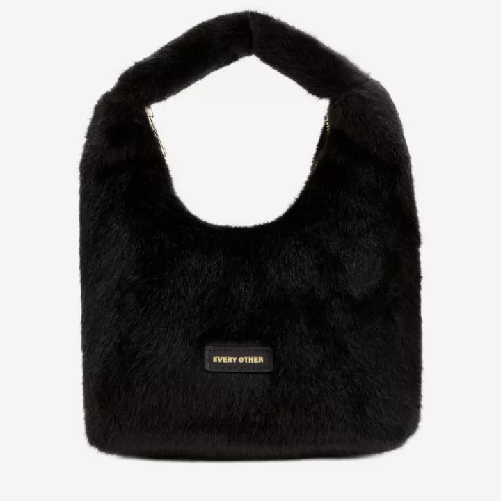 FAUX FUR SCOOP BAG