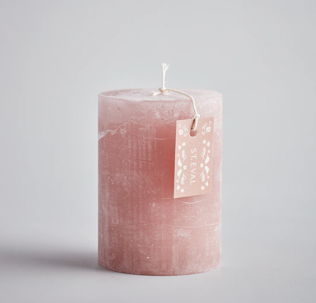 Rhubarb, Summer Folk 3"x4" Scented Pillar