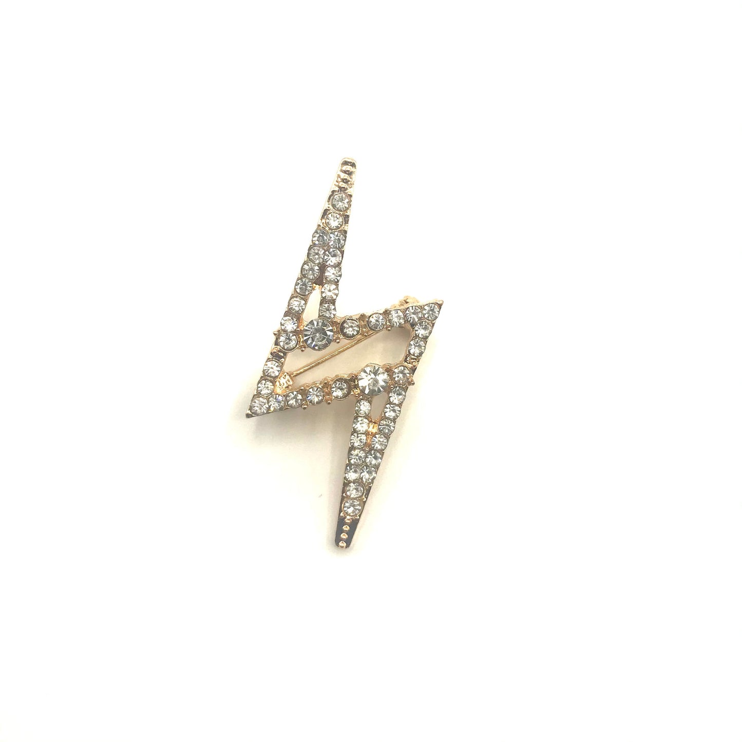 Bejewelled Lightning Bolt Pin