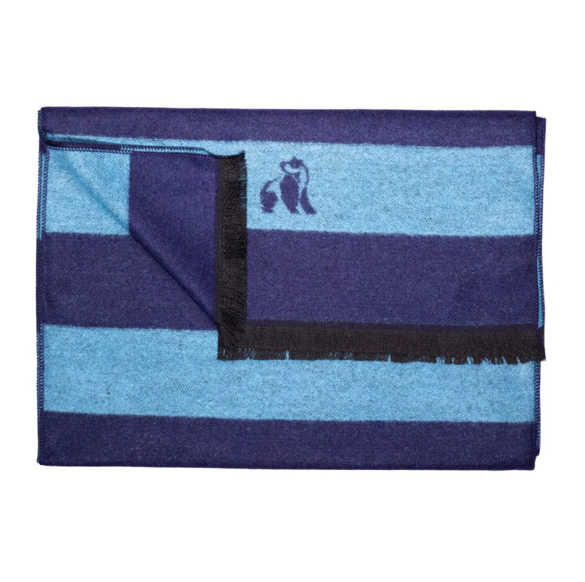 Blue Stripe Bamboo Scarf