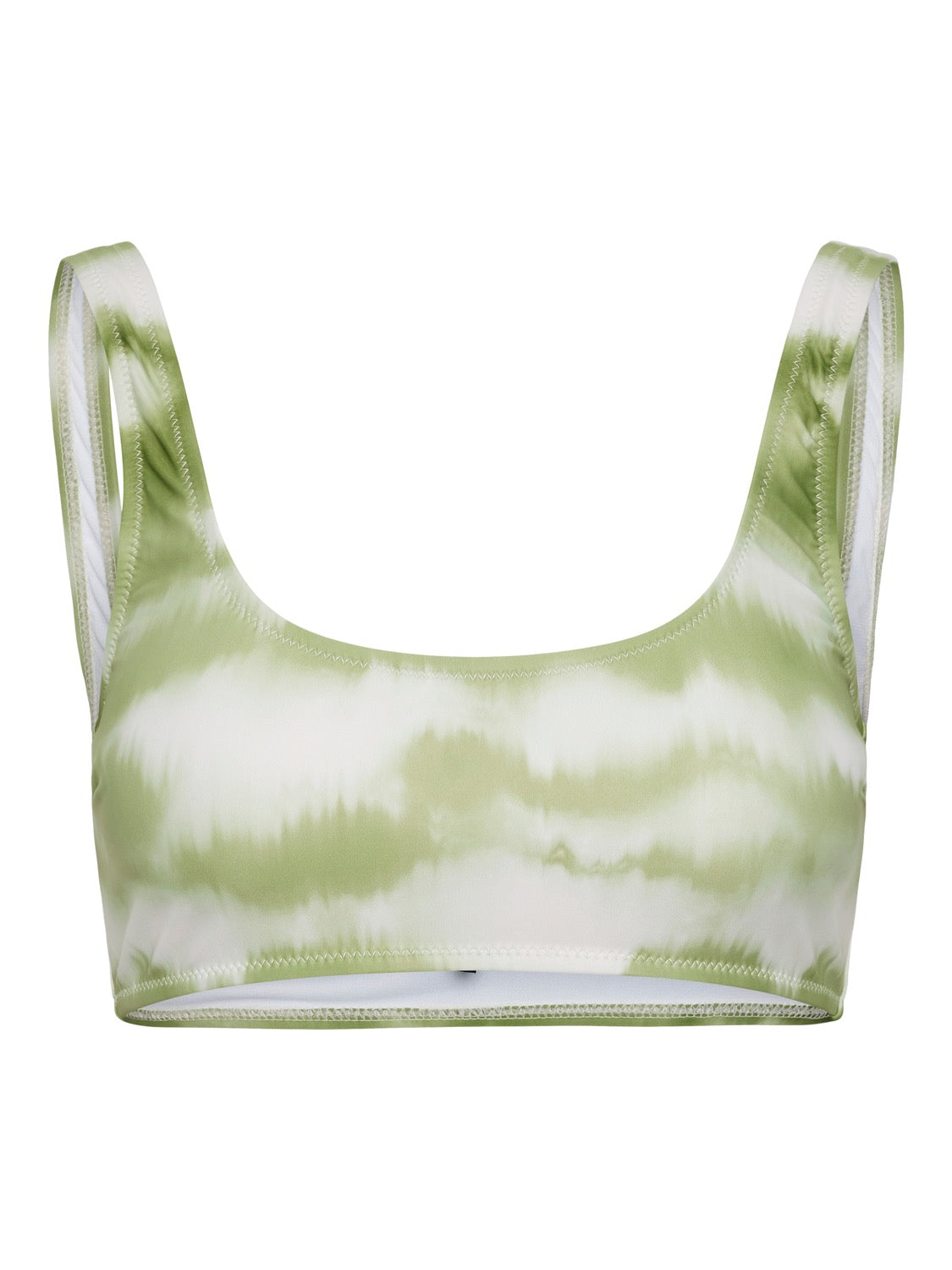 PCANESA BIKINI TOP - Turtle Green Tie dye